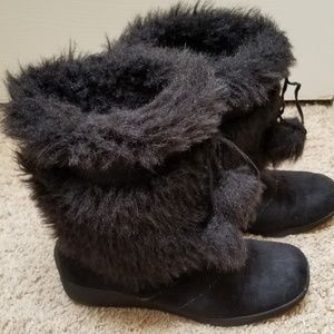 Plush boots